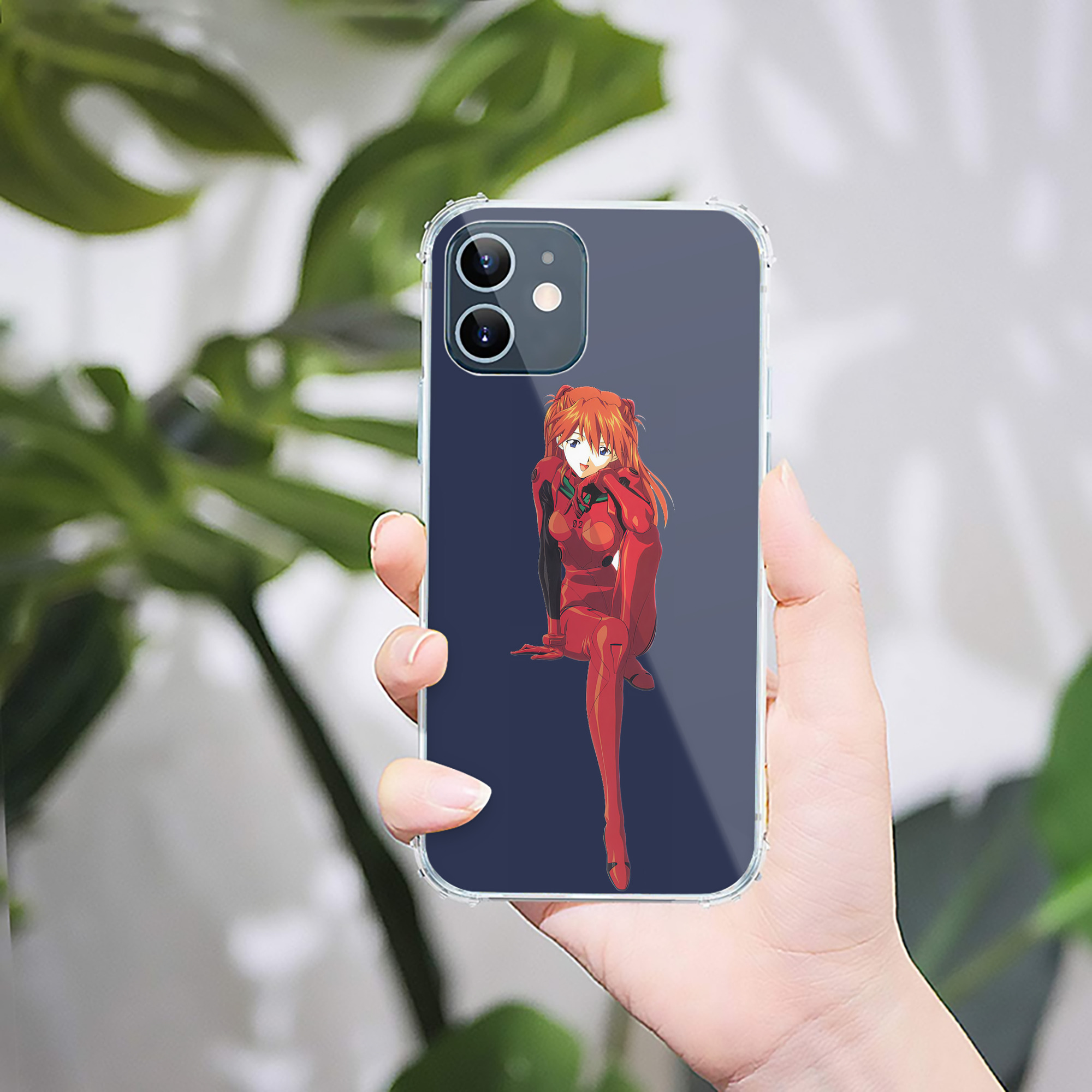 （画像用） EVA 新世紀エヴァンゲリオン 【iPhone 12シリーズ対応】透明スマホケース（クリアソフトケース）